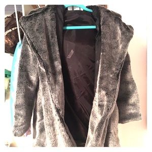 Faux fur coat